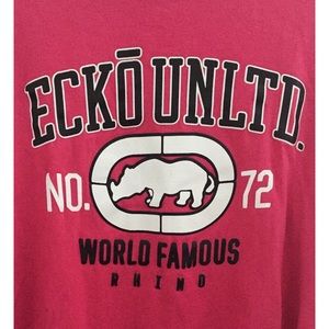 ☁️Pink Ecko Unlimited Men’s T-Shirt 155